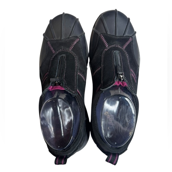 Ryka Black Pink Zip Slip-On Shoes Women’s Size 8 Trail Walking Outdoor Comfort - Picture 5 of 8